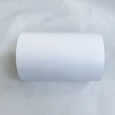Etiqueta adhesiva TG1734 material Art Paper cubierto de aluminio del pegamento del neumático con el trazador de líneas blanco del papel cristal 80G