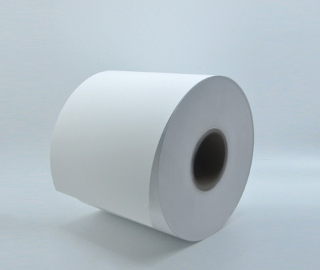 Material blanco de la etiqueta adhesiva del trazador de líneas WG4133 del papel cristal del pegamento mate del acrílico 75um de los PP