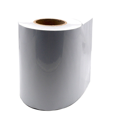 Trazador de líneas blanco blanco del papel cristal del ANIMAL DOMÉSTICO 100G de Adhesive Labelstock 25um del modelo TG3035