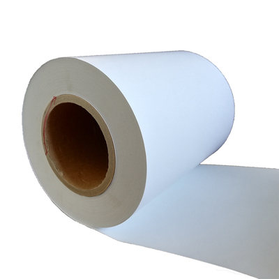 Material de papel termal de la etiqueta adhesiva del top HM2233 con el trazador de líneas blanco del papel cristal