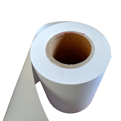 Material de papel termal de la etiqueta adhesiva del top HM2233 con el trazador de líneas blanco del papel cristal