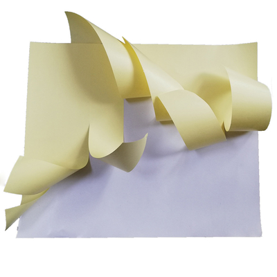 El molde de papel de la hoja de la etiqueta engomada cubrió a Art Paper con el papel de Kraft amarillo del silicón del color HM0111