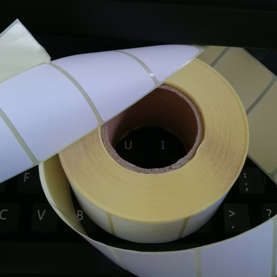 Pegamento de papel termal de HM2033H Eco Hotmelt con el trazador de líneas amarillo del papel cristal
