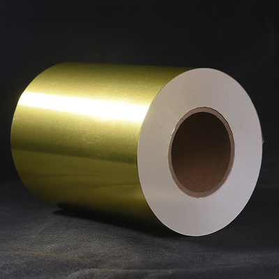 Pegamento de oro brillante del agua del papel de aluminio WG6433 con el trazador de líneas blanco del papel cristal