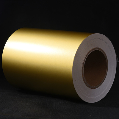 Pegamento mate del agua del papel de papel de aluminio del oro WG6333 con el trazador de líneas blanco del papel cristal