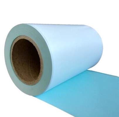 El modelo Thermal Paper Adhesive de HM2033L etiqueta Eco material que Hotmelt termal pega el trazador de líneas azul del papel cristal