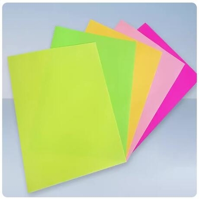Papel amarillo fluorescente Adesivo Papel amarillo fluorescente WGA333 Impresión por chorro de tinta Papel fluorescente
