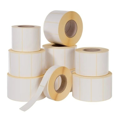 DT adhesivo térmico directo adhesivos térmicos 58 * 40mm amarillo revestimiento de vidrio