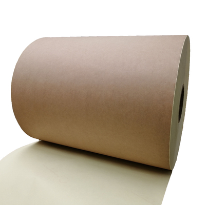 HM0633 Papel Kraft marrón oscuro Papel adhesivo Etiqueta adhesiva en hoja con papel kraft recubierto de PE