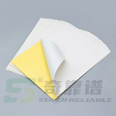 HM0111 Hoja de papel adhesivo para impresión offset con revestimiento de espejo de fundición de alta brillantez