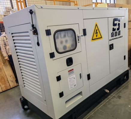 Generador diesel configurado para suministrar electricidad constante a la máquina de impresión
