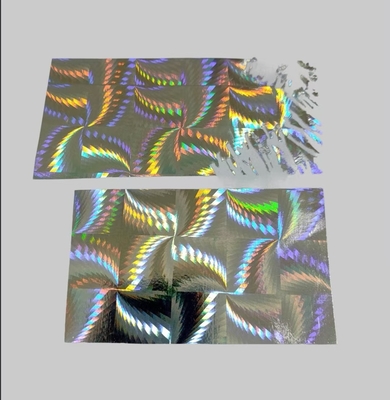 Material de etiqueta de película holográfica destructiva y papel adhesivo frágil
