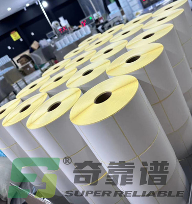 Etiqueta térmica en blanco de papel adesivo térmico libre de BPA para el mercado europeo