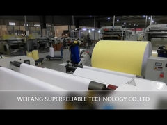 El molde de papel de la hoja de la etiqueta engomada cubrió a Art Paper con el papel de Kraft amarillo del silicón del color HM0111