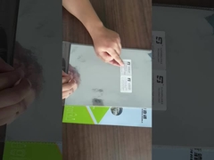 Trazador de líneas blanco del papel cristal del pegamento del acrílico de Mentalized Bright Silver BOPP del modelo WG4633