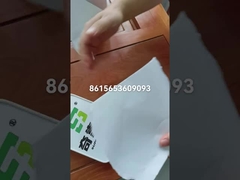 Papel adhesivo de pegamento negro semibrillante