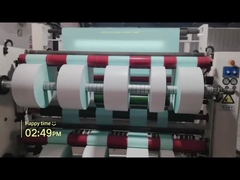 La termal superior material de papel termal Hotmelt de la etiqueta adhesiva del top de HM2233L pega el trazador de líneas azul del papel cristal