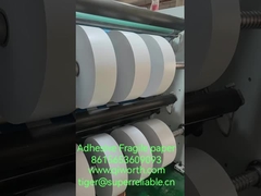 Material de etiqueta destructiva fácil de romper El material de etiqueta es el papel adhesivo frágil