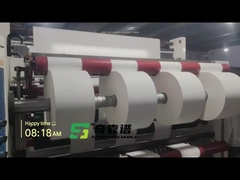 Papel de velo adhesivo transferencia térmica mate papel recubierto mate etiqueta adhesiva en rollo